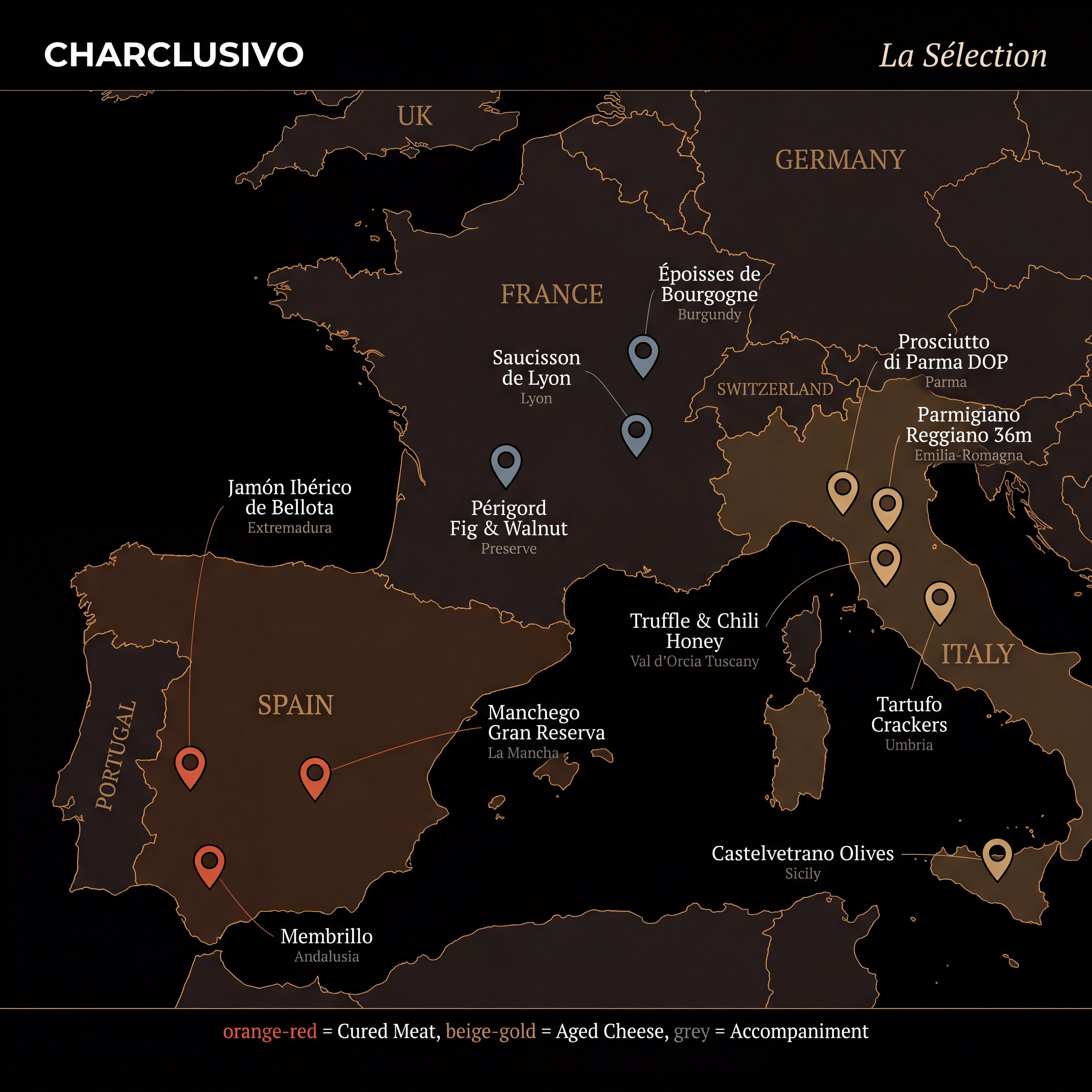 La Sélection — Curated European Charcuterie Box Miami | Charclusivo